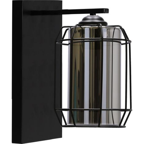 Applique Candellux Jonera noire/chrome E27 40W 21-08411 (1/4)