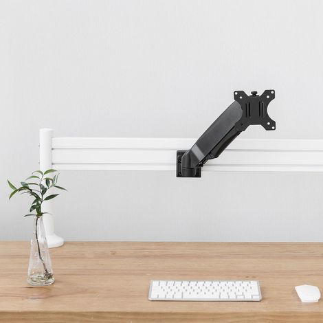 Kit rail de fixation Slatwall + 2 pieds de table + Support écran PC (1/5)
