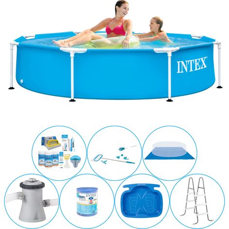 Intex Piscine Tubulaire Ronde - 244x51 cm - 7-pièces S20992 (1/5)