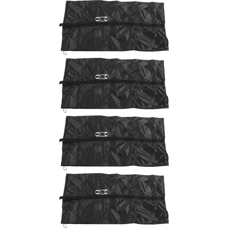4 pièces Sac de Rangement de pneus saisonnier avec poignée Housse de Pneu de Secours en Taffetas de Polyester 190T pour diamètres de pneus de 19 à 23 Pouces (1/5)