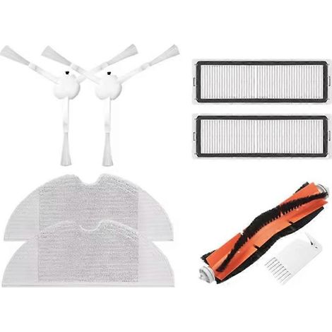 Pièces détachées pour aspirateur robot laveur Xiaomi Mijia STYTJ01ZHM Dreame F9 : filtre, brosse principale/latérale et brosse de nettoyage 1C/2C. (1/5)