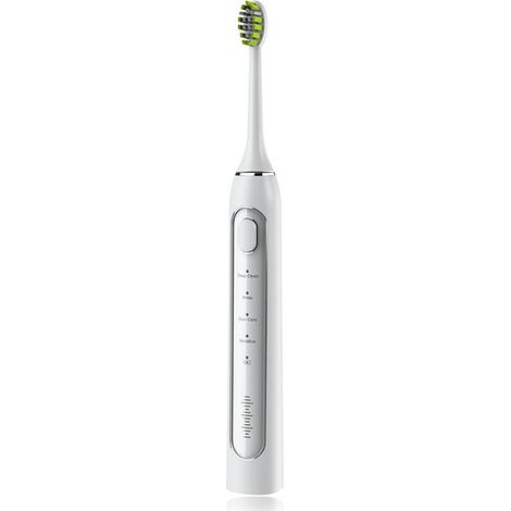 1 Brosse à dents électrique, 4 modes, étanche IPX7, minuteur intelligent, 2 têtes de brosse incluses, usage salle de bain (1/5)