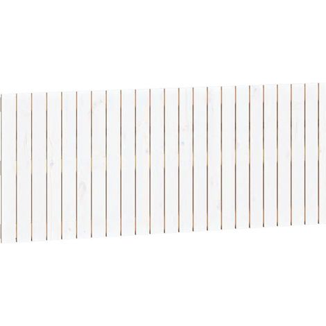 Maison Exclusive - Wand-Kopfteil Weiß 147x3x60 cm Massivholz Kief