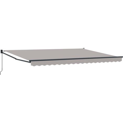 Maison Exclusive - Tenda retrattile Grigio Chiaro 450 x 300 x 165 cm (1/5)