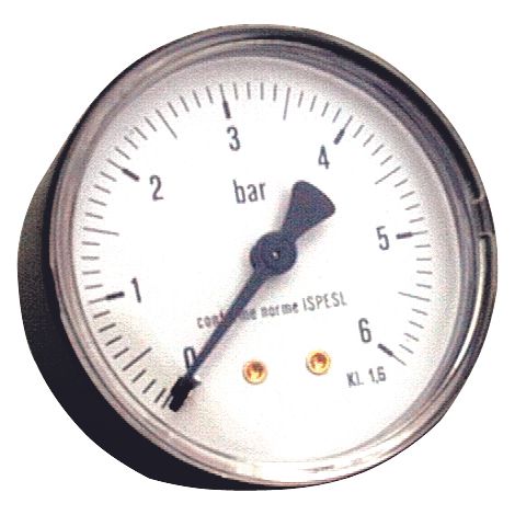 MANOMETRO PER AUTOCLAVE ATTACCO POSTERIORE 5.00 pz (1/2)