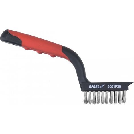 Cepillo de alambre Dedra 2001p36 acero inoxidable 180 cm ergonómico