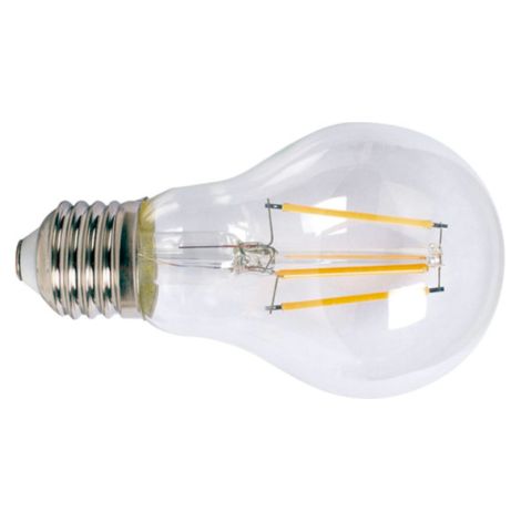 Bombilla con filamento Led estándar transparente DUOLEC E27 luz fría 6W -