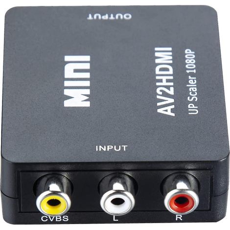 Adaptateur HDMI Wii, convertisseur Wii vers HDMI 720/1080p HD avec sortie audio 3,5 mm, convertisseur HDMI Wii 2 pour moniteur/projecteur Wii [livraison gratuite] (1/5)