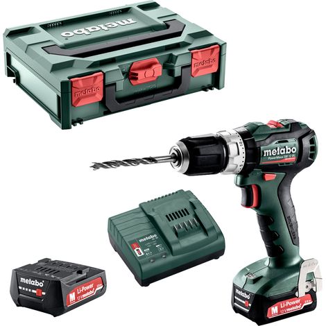 Metabo Akku-Schlagbohrschrauber PowerMaxx SB 12BL mit 2x Akku + Lader in metaBOX