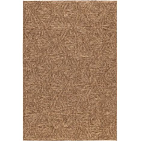 Tappeto da esterno Lune Marrone Esagono 160 x 230 cm