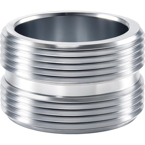 Adaptateur Robinet Cuisine, Raccord Robinet Filetage Extérieur M22 vers M22, Connecteur d’Aérateur et Adaptateur pour Robinet, Compatible Cuisine et Salle de Bain (M22-M22) (1/5)