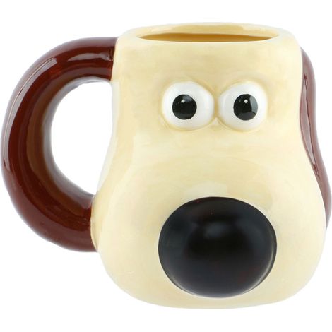 Mug en céramique avec un chien mignon, grande capacité, idéal pour l'eau, le café ou le lait. (1/5)