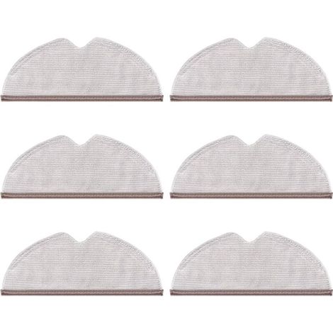 6er-Pack Reinigungstücher für Xiaomi Roborock S5, S50, S51, S55, S6, S6 MAX, V, S5 MAX, Q7, Q7+/Q7 MAX+, E4/E5, S6 Pure Staubsauger (1/4)
