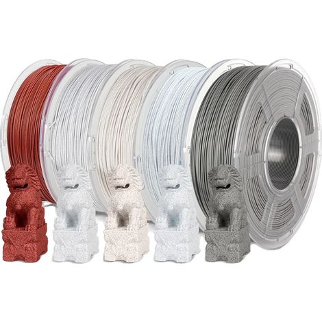 3D-Filament, hohe Geschwindigkeit, Marmorstruktur, HSPLAMB MXI01 (1/2)