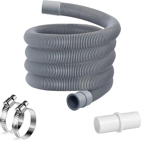 3M de Vidange pour Machine à Laver,Tuyau de Machine à Laver,Rallonge de Tuyau,Kit d'Extension Flexible de Vidange Universel pour Lave-linge et Lave-vaisselle (1/5)