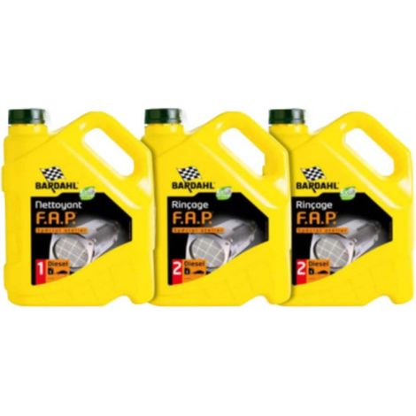 Kit nettoyage FAP atelier (3 bidons de 5L) Bardahl