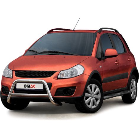 Pare-Buffle Avant Pour Suzuki SX4 2006-2013 en Acier Inoxy Argent (1/5)