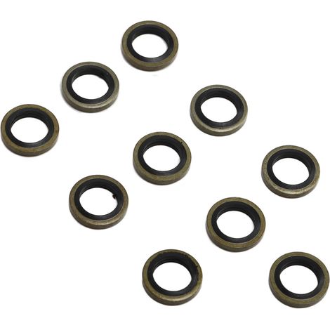 20 Joints de vidange en caoutchouc 10mm pour boulon banjo système diesel Cummins 4934278 - Rondelles d'étanchéité de remplacement (1/5)