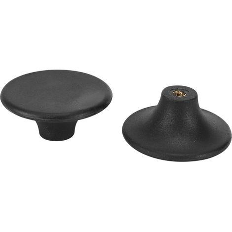 Lot de 4 boutons de rechange en bakélite pour cocotte en fonte émaillée, compatibles avec les modèles Aldi et Lodge. (1/5)