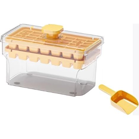 à glaçons en silicone 64 compartiments avec couvercle et boîte de (1/5)