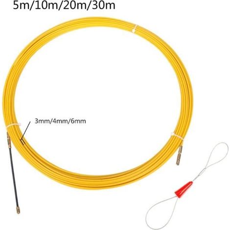 Extracteur de câble - Non spécifié - 30m - 6mm - Fibre de verre - Flexible et résistant (1/3)
