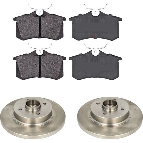 KIT FRENI POSTERIORI compatibile con CITROEN C4 CACTUS - DISCHI + PASTIGLIE OEM: FDB1083 / 17893 , 17893C , 18643C /SOSTITUZIONE DIRETTA/BASSA POLVERE/SILENZIOSO (1/5)