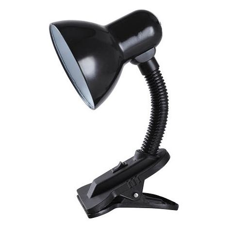 Schreibtischlampe mit Klemme Saidu E27 Schwarz