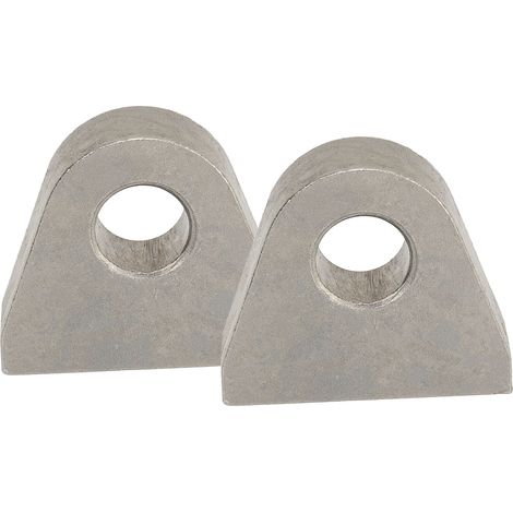 2Pcs Support de Chape Fixation Acier Épais 25mm à Souder pour Tracteur, Clevis Renforcé pour Utilisation Intensive (1/5)