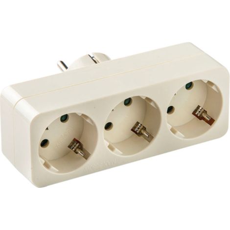 Base enchufe múltiple DUOLEC triple -