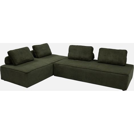 Divano modulare velluto, 4 posti (1/5)