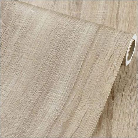 autres – Autocollant vinyle effet bois clair 40cm x 500cm – Amovible et résistant à l'eau – Application précise sans bulles – Pour armoires et étagères - 40CM5M (1/5)