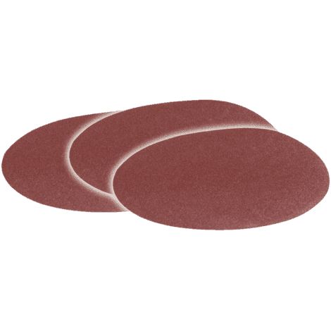 Scheppach Lot de 9 disques abrasifs - Auto-agrippants - Diamètre 125 mm - Grain 80,120 et 180 (3 pièces de chaque) - Velcro - Compatibles avec la ponceuse BTS700