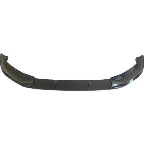 Spoiler delantero, aerodinámica mejorada, fácil instalación, negro brillante. (1/2)