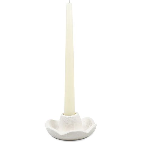 Bougeoir - Céramique blanche - ORO (1/2)