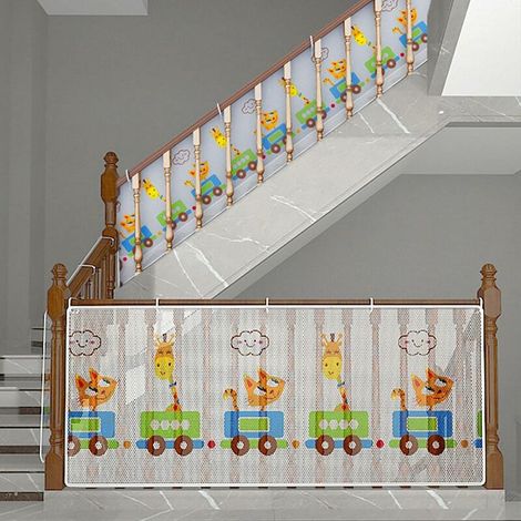Filet de protection anti-chute pour enfants, 200x78cm Filet de protection de balcon pour enfants et animaux domestiques (1/5)