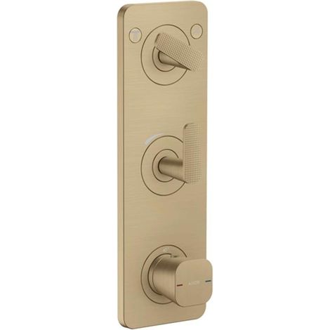 Axor Citterio C - Miscelatore termostatico ad incasso per 2 utenze, color bronzo spazzolato 49701140 (1/2)