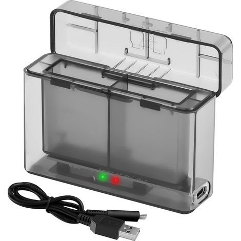 Chargeur de Batterie pour EOS R8,R10,R50,R100,RP,77D,850D,800D,760D,750D,250D,200D II,200D,M5,M6 Mark II,M3,T8i,T7i,T6i,T6s,SL3, SL2,9000D,8000D,LP E17 Battery Charger (1/5)