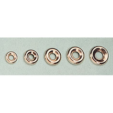 SC ORLI SOTTOVITE ACCIAIO NICHELATO 12 MM  50 PZ- 1,0 pz