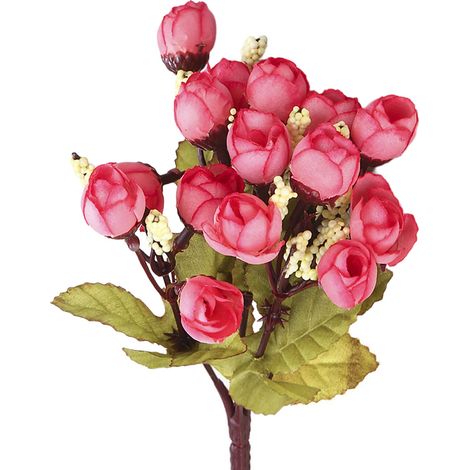 100 Rosas Artificiales, Capullos de Seda, Perlas Decorativas, Sala de Estar, Boda (1/5)
