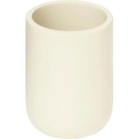 Pot à Brosses à Dents "Duo" 10cm Ivoire