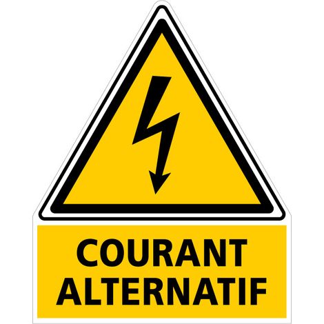 ETIQUETTE PHOTOVOLTAIQUE COURANT ALTERNATIF (C1135). A l'unité .  - A l'unité (1/5)