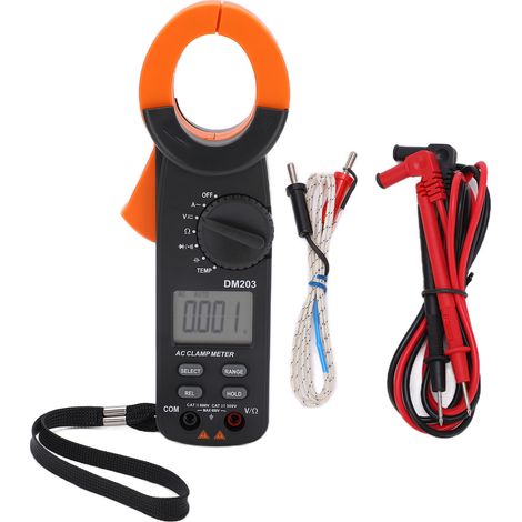 DM203 600V/600A AC/DC Clamp Meter Automatic Range Digital Multimeter for Outdoor (1/5)