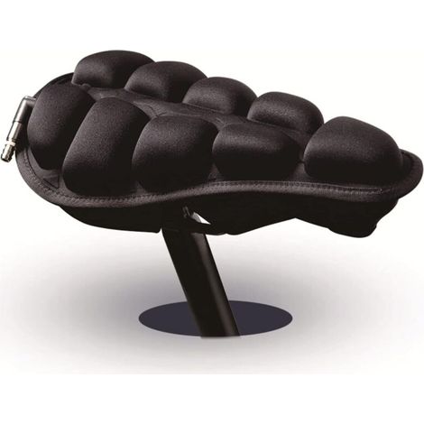 Housse de siège de vélo super douce, gonflable et isolée en 3D - Siège de remplacement en mousse de silicone épaisse - Convient à tous les types de vélos (noir) H793 (1/2)