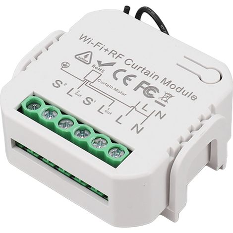 Kit de conversion sans fil pour volets roulants, stores et auvents. Comprend une télécommande RF. (1/5)