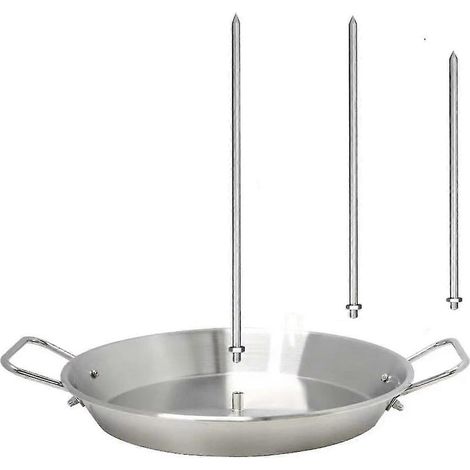 Support de cuisson vertical pour gyros et barbecue, accessoire de grillade avec 3 pointes amovibles (1/5)
