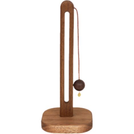 Porte-sacs de conservation vertical en bois massif pour la maison, support pour films de conservation, porte-essuie-tout, marron (1/3)