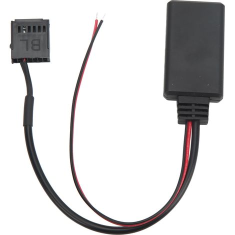 GARRYFIZH Câble auxiliaire autoradio 12 broches 6000CD, adaptateur audio Bluetooth sans fil de remplacement pour Ford Focus Mondeo