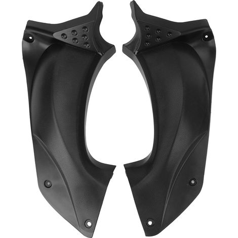 Paire de couvercles de conduit d'air latéral, carénage de remplissage résistant aux chocs pour ZZR 1400 ZX‑14R 2006‑2011. (1/5)