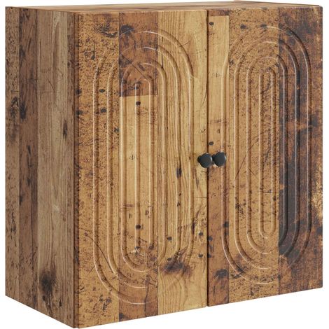Wall-Mounted Cabinet Old Wood 59 x 31 x 60 cm Engineered Wood vidaXL (1/5)