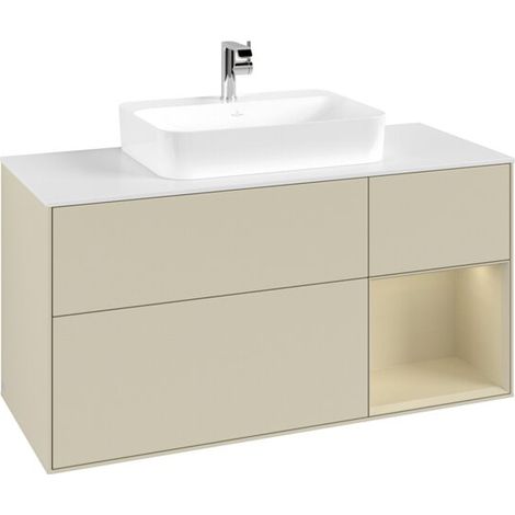Villeroy & Boch F421HJHJ Meuble sous-lavabo Finion F42 (1/3)